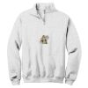 NuBlend ® 1/4 Zip Cadet Collar Sweatshirt Thumbnail