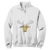 NuBlend ® 1/4 Zip Cadet Collar Sweatshirt Thumbnail