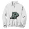NuBlend ® 1/4 Zip Cadet Collar Sweatshirt Thumbnail