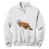 NuBlend ® 1/4 Zip Cadet Collar Sweatshirt Thumbnail