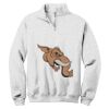 NuBlend ® 1/4 Zip Cadet Collar Sweatshirt Thumbnail