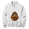 NuBlend ® 1/4 Zip Cadet Collar Sweatshirt Thumbnail