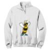 NuBlend ® 1/4 Zip Cadet Collar Sweatshirt Thumbnail