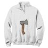 NuBlend ® 1/4 Zip Cadet Collar Sweatshirt Thumbnail