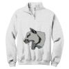 NuBlend ® 1/4 Zip Cadet Collar Sweatshirt Thumbnail