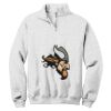 NuBlend ® 1/4 Zip Cadet Collar Sweatshirt Thumbnail