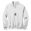 NuBlend ® 1/4 Zip Cadet Collar Sweatshirt Thumbnail