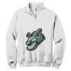 NuBlend ® 1/4 Zip Cadet Collar Sweatshirt Thumbnail