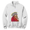 NuBlend ® 1/4 Zip Cadet Collar Sweatshirt Thumbnail