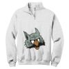 NuBlend ® 1/4 Zip Cadet Collar Sweatshirt Thumbnail