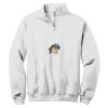 NuBlend ® 1/4 Zip Cadet Collar Sweatshirt Thumbnail