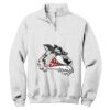 NuBlend ® 1/4 Zip Cadet Collar Sweatshirt Thumbnail