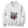 NuBlend ® 1/4 Zip Cadet Collar Sweatshirt Thumbnail