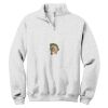 NuBlend ® 1/4 Zip Cadet Collar Sweatshirt Thumbnail
