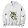 NuBlend ® 1/4 Zip Cadet Collar Sweatshirt Thumbnail
