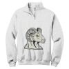 NuBlend ® 1/4 Zip Cadet Collar Sweatshirt Thumbnail