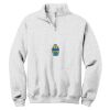 NuBlend ® 1/4 Zip Cadet Collar Sweatshirt Thumbnail