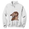 NuBlend ® 1/4 Zip Cadet Collar Sweatshirt Thumbnail