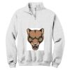 NuBlend ® 1/4 Zip Cadet Collar Sweatshirt Thumbnail