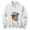 NuBlend ® 1/4 Zip Cadet Collar Sweatshirt Thumbnail