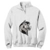 NuBlend ® 1/4 Zip Cadet Collar Sweatshirt Thumbnail