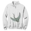 NuBlend ® 1/4 Zip Cadet Collar Sweatshirt Thumbnail