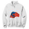 NuBlend ® 1/4 Zip Cadet Collar Sweatshirt Thumbnail