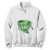 NuBlend ® 1/4 Zip Cadet Collar Sweatshirt Thumbnail