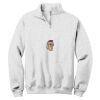 NuBlend ® 1/4 Zip Cadet Collar Sweatshirt Thumbnail