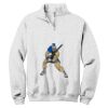 NuBlend ® 1/4 Zip Cadet Collar Sweatshirt Thumbnail