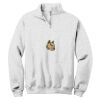 NuBlend ® 1/4 Zip Cadet Collar Sweatshirt Thumbnail