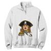 NuBlend ® 1/4 Zip Cadet Collar Sweatshirt Thumbnail