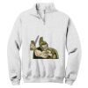 NuBlend ® 1/4 Zip Cadet Collar Sweatshirt Thumbnail