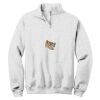 NuBlend ® 1/4 Zip Cadet Collar Sweatshirt Thumbnail