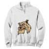 NuBlend ® 1/4 Zip Cadet Collar Sweatshirt Thumbnail