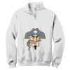 NuBlend ® 1/4 Zip Cadet Collar Sweatshirt Thumbnail