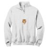 NuBlend ® 1/4 Zip Cadet Collar Sweatshirt Thumbnail