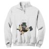 NuBlend ® 1/4 Zip Cadet Collar Sweatshirt Thumbnail