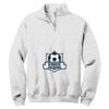 NuBlend ® 1/4 Zip Cadet Collar Sweatshirt Thumbnail