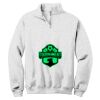 NuBlend ® 1/4 Zip Cadet Collar Sweatshirt Thumbnail