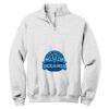 NuBlend ® 1/4 Zip Cadet Collar Sweatshirt Thumbnail