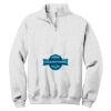 NuBlend ® 1/4 Zip Cadet Collar Sweatshirt Thumbnail
