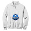 NuBlend ® 1/4 Zip Cadet Collar Sweatshirt Thumbnail