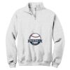 NuBlend ® 1/4 Zip Cadet Collar Sweatshirt Thumbnail