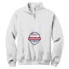 NuBlend ® 1/4 Zip Cadet Collar Sweatshirt Thumbnail