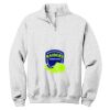 NuBlend ® 1/4 Zip Cadet Collar Sweatshirt Thumbnail