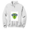 NuBlend ® 1/4 Zip Cadet Collar Sweatshirt Thumbnail