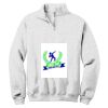 NuBlend ® 1/4 Zip Cadet Collar Sweatshirt Thumbnail