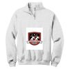 NuBlend ® 1/4 Zip Cadet Collar Sweatshirt Thumbnail