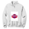 NuBlend ® 1/4 Zip Cadet Collar Sweatshirt Thumbnail